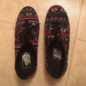 Brand new Tribal print old school vans !